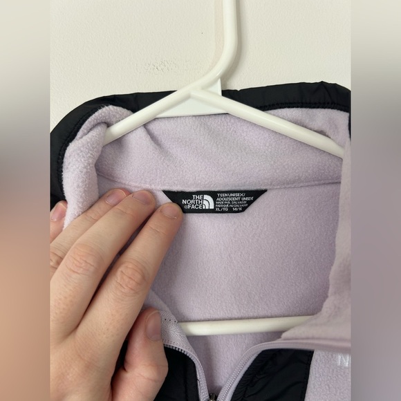 NWOT The North Face Quarter Zip Lilac Black XL - Picture 6 of 10